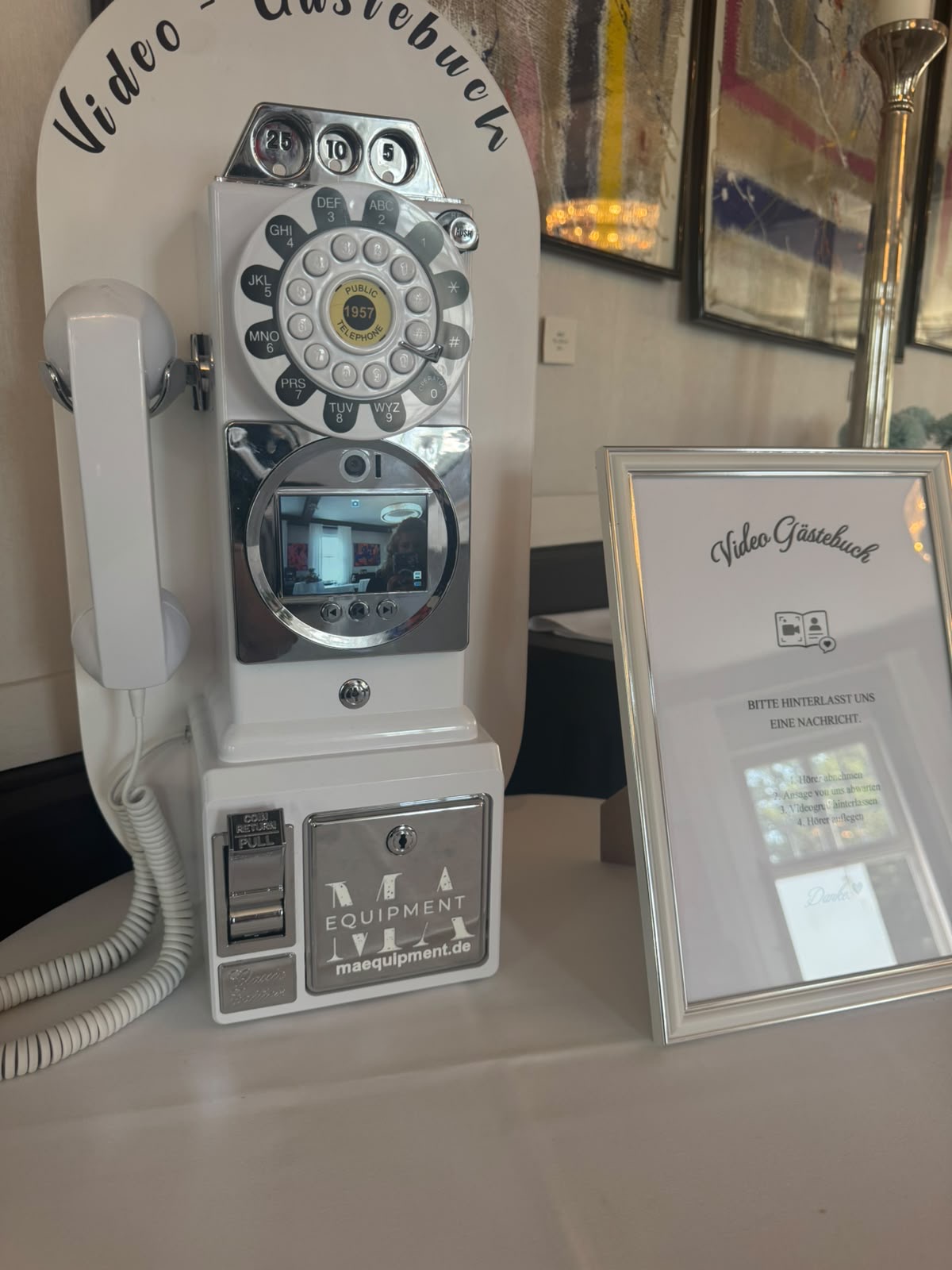 Video-Gästebuch Hochzeit Hotel Fritz am Brunnen Schwelm M&A Equipment Ennepetal