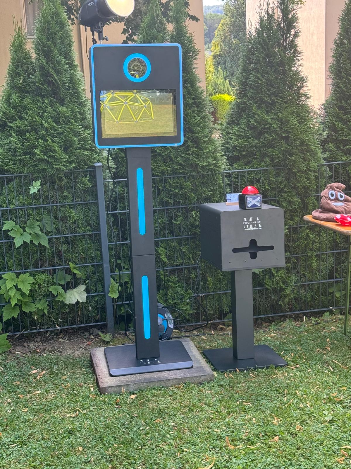 Fotobox mit Sofortdruck Geburtstag Gartenparty