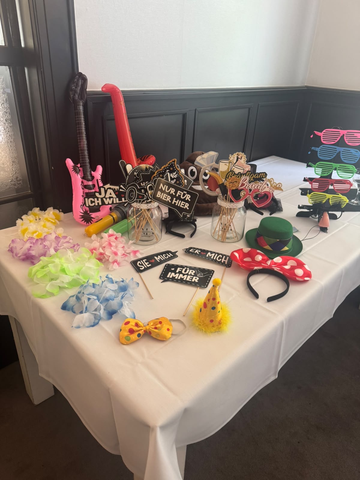 Geburtstagsparty Schwelm Garten M&A Equipment Ennepetal Requisiten